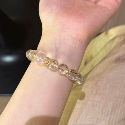 黑金超奶白晶手串