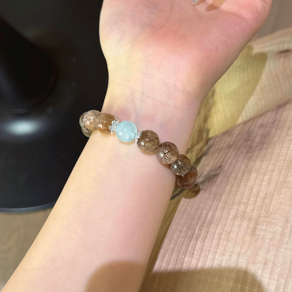 黑金超海蓝宝手串