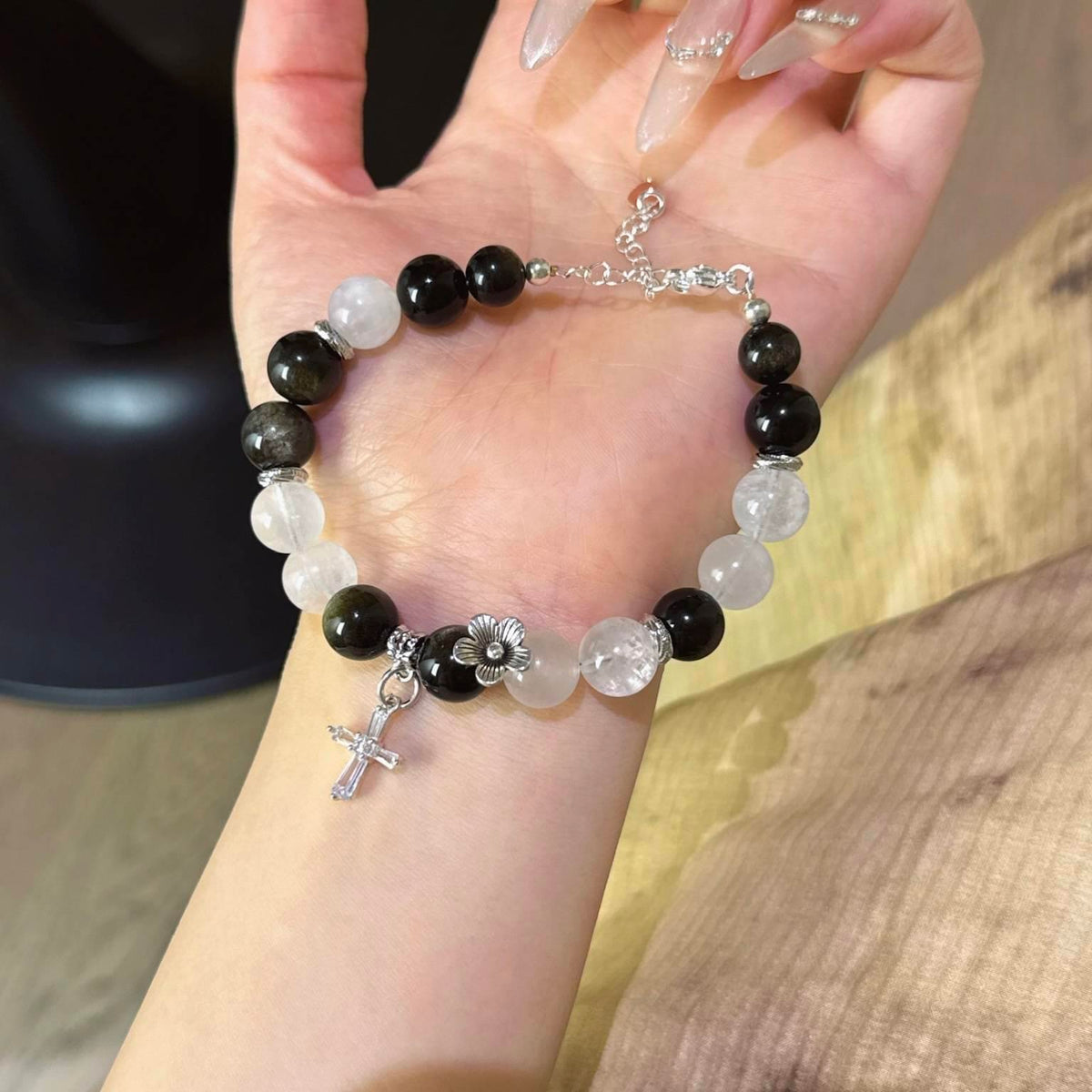 金曜石蓝月光手串