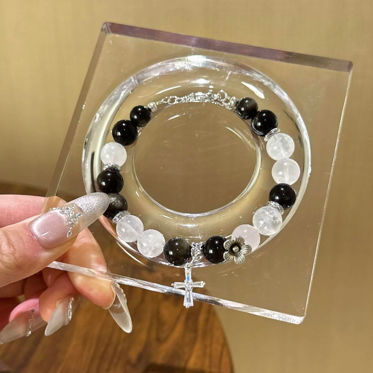 金曜石蓝月光手串