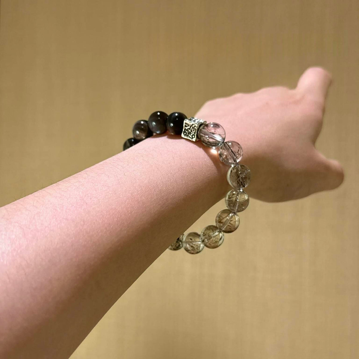 金骨干黑金超手串