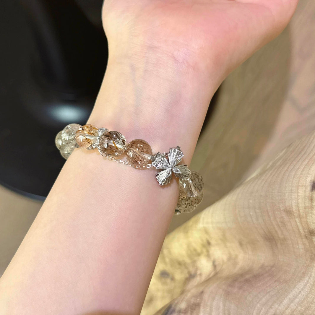 黑金超合金蝴蝶手串