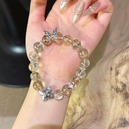 黑金超合金蝴蝶手串