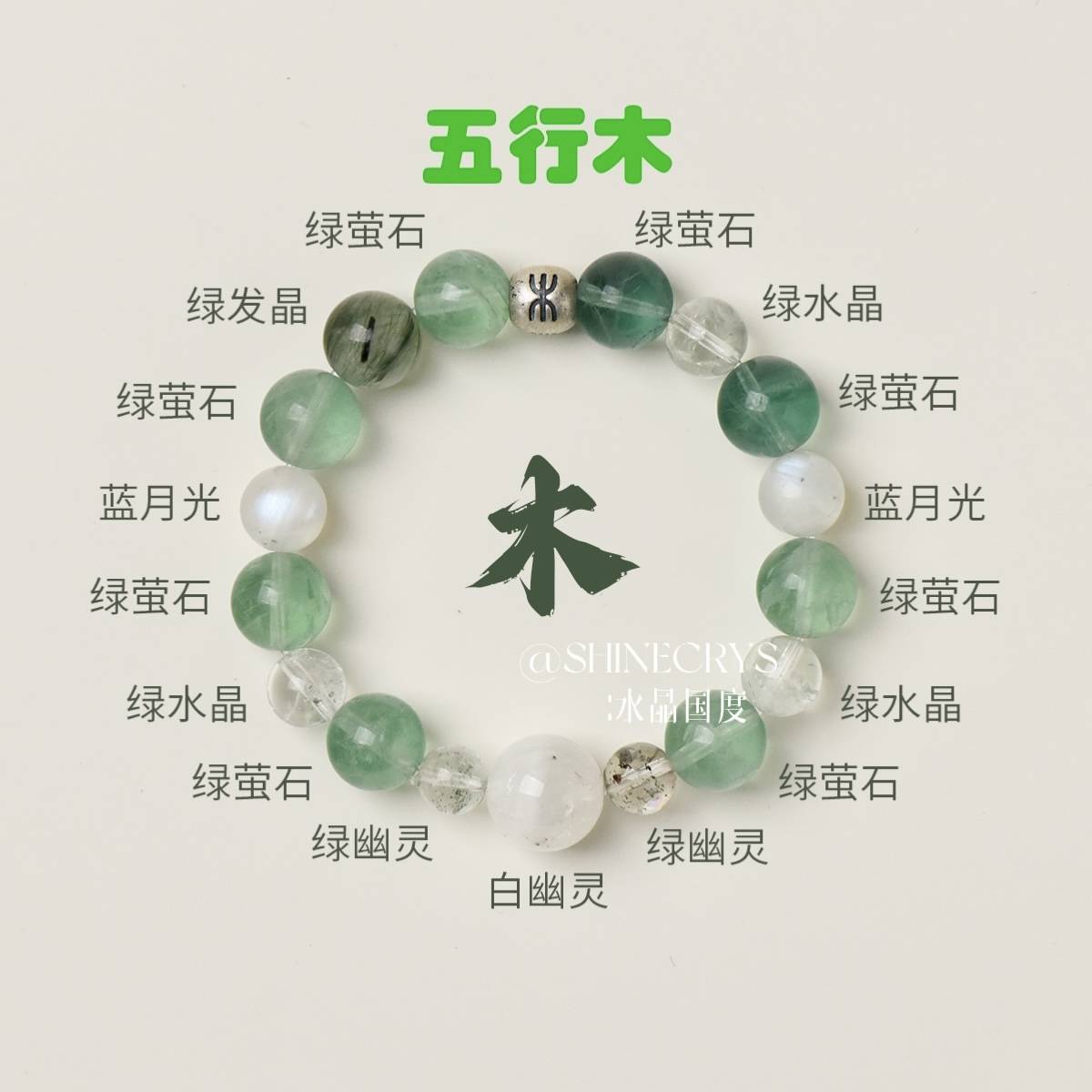 【五行B款】-🌿✨｜五行地能 · 木生机｜