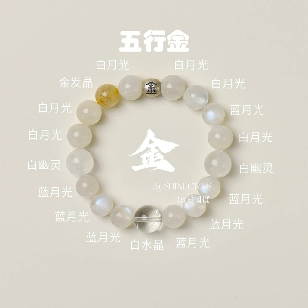 【五行B款】-💨✨｜五行地能 · 金聚势｜