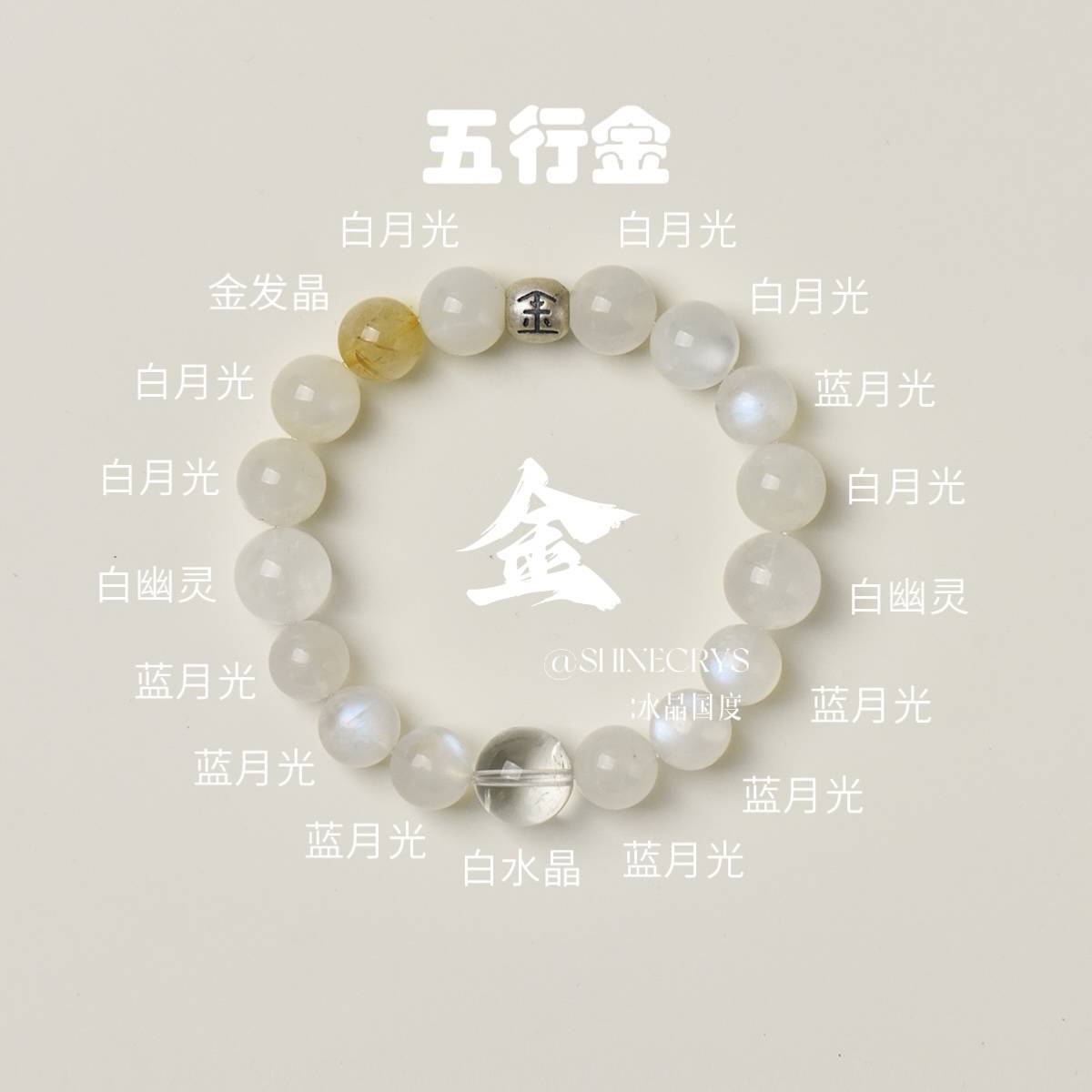 【五行B款】-💨✨｜五行地能 · 金聚势｜