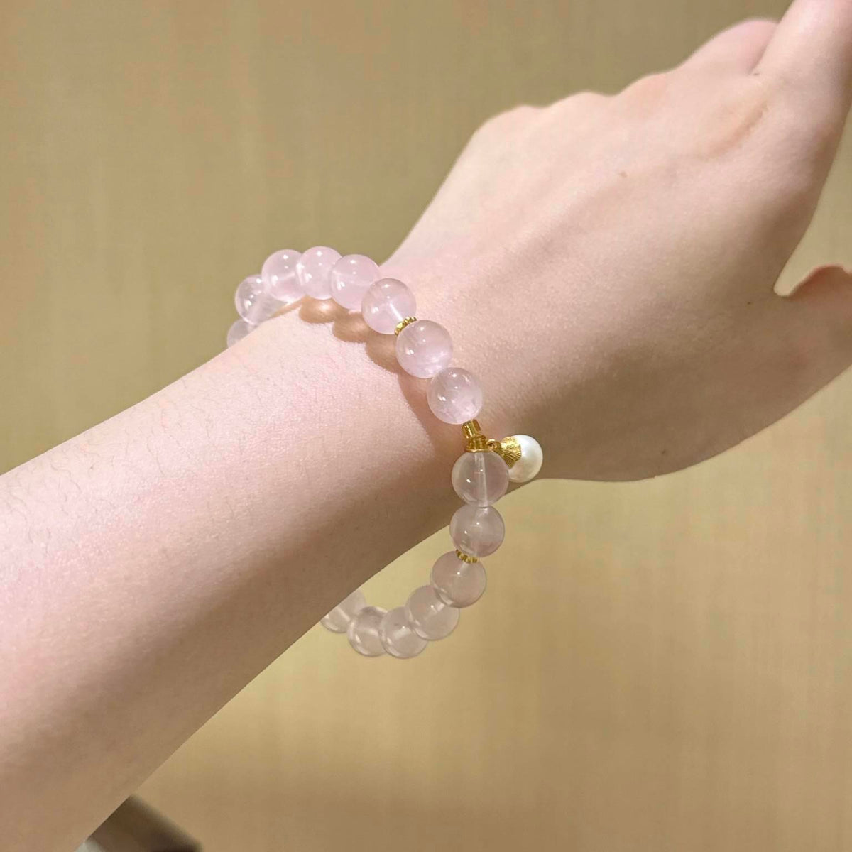 粉水晶手串