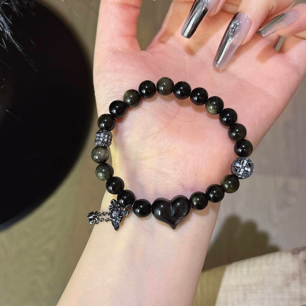 金曜石银曜石手串