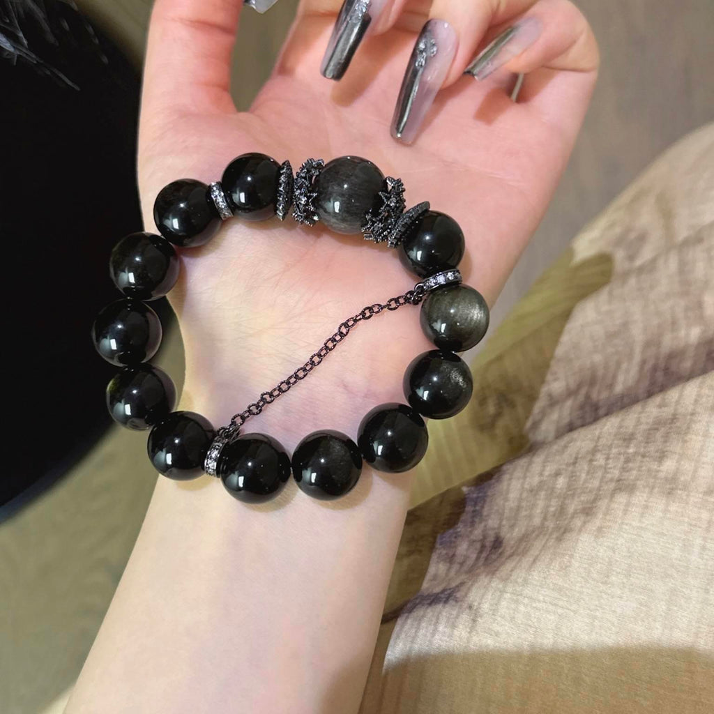 金曜石银曜石手串