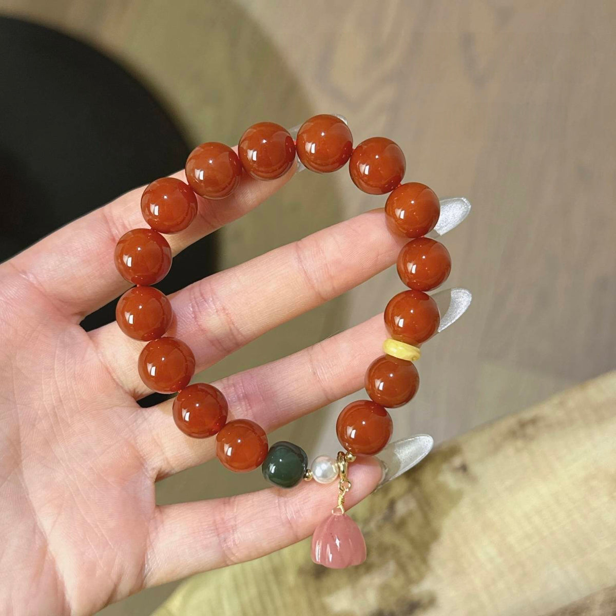 红玛瑙手串