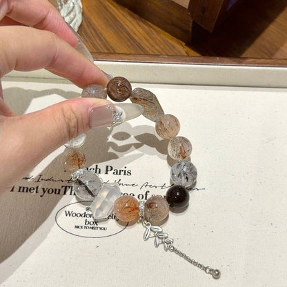 黑金超闪灵钻手串