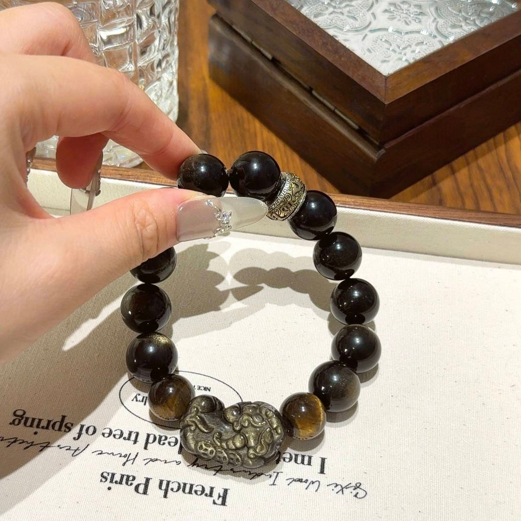 金曜石貔貅手串