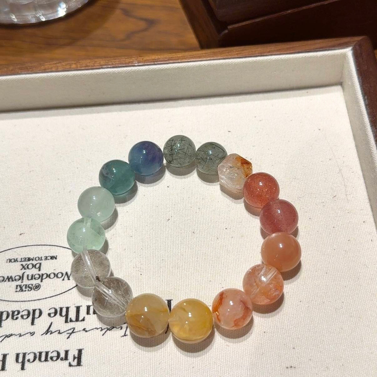 红绿系新中式多宝手串
