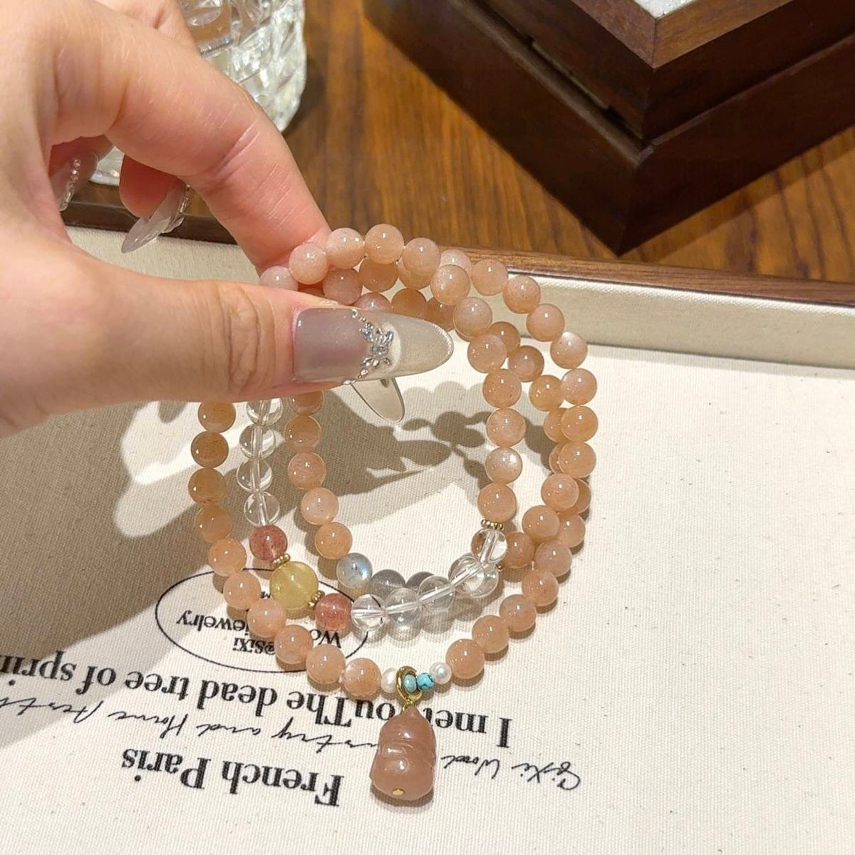 太阳石多圈手串