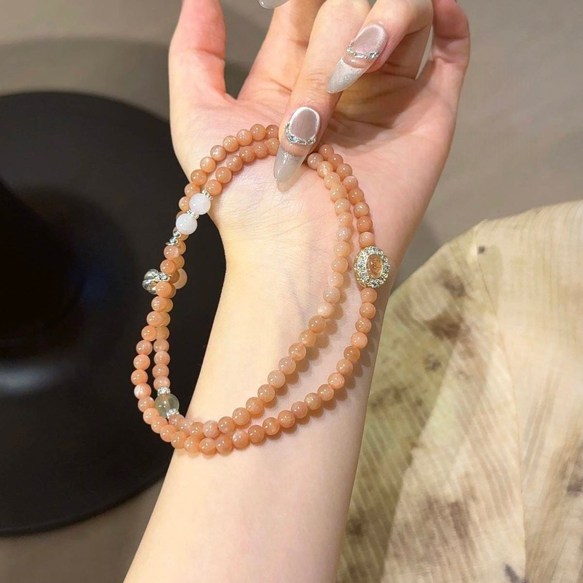 太阳石多圈手串