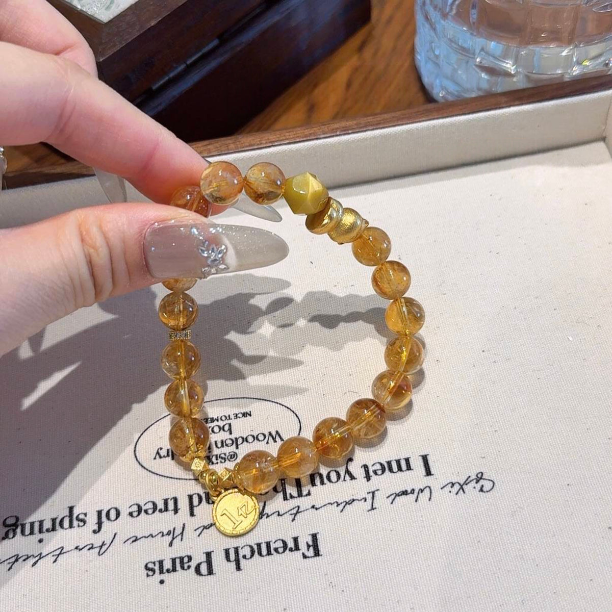黄塔晶手串