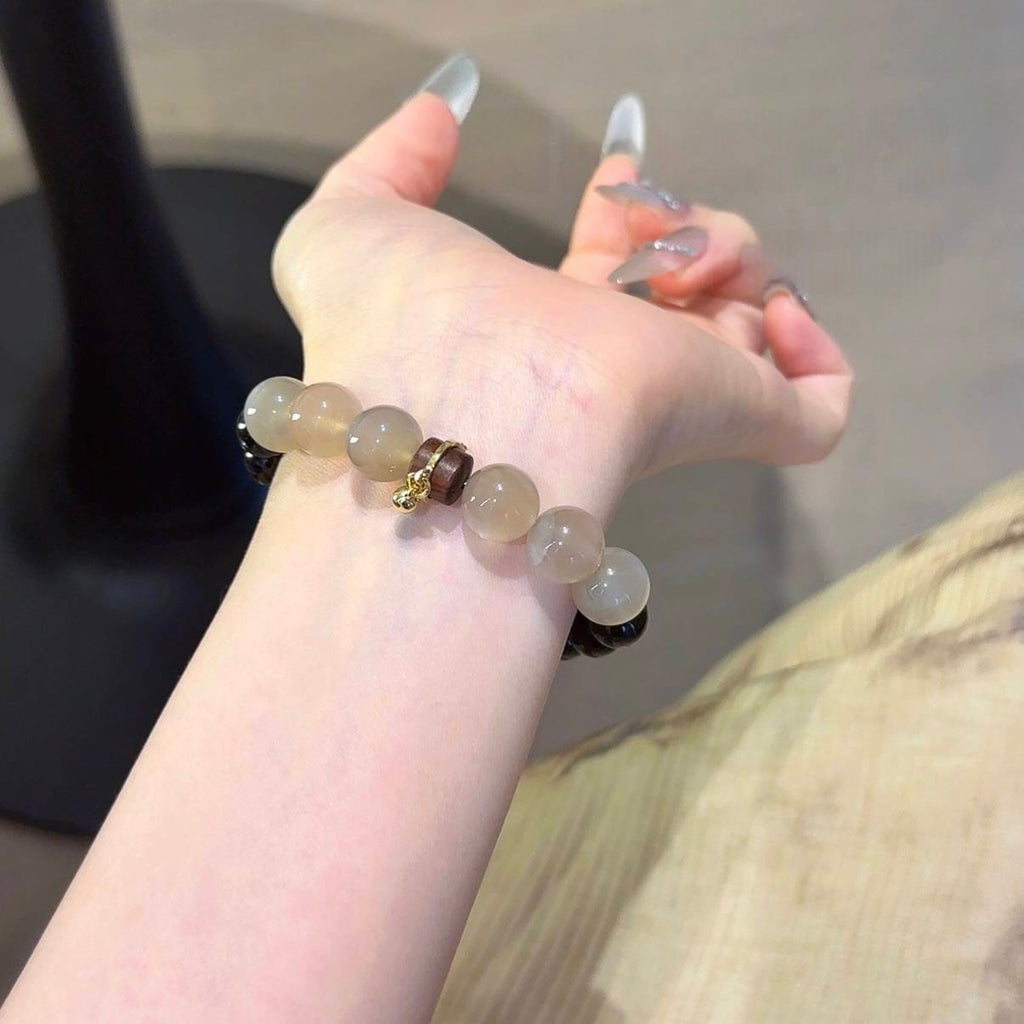 金运石奶茶月光手串