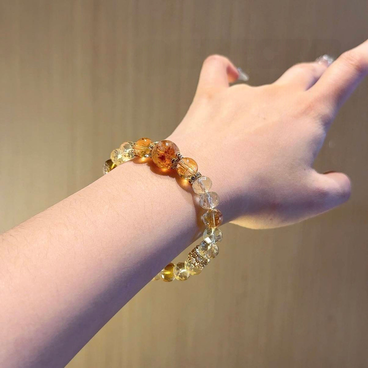 黄塔晶手串