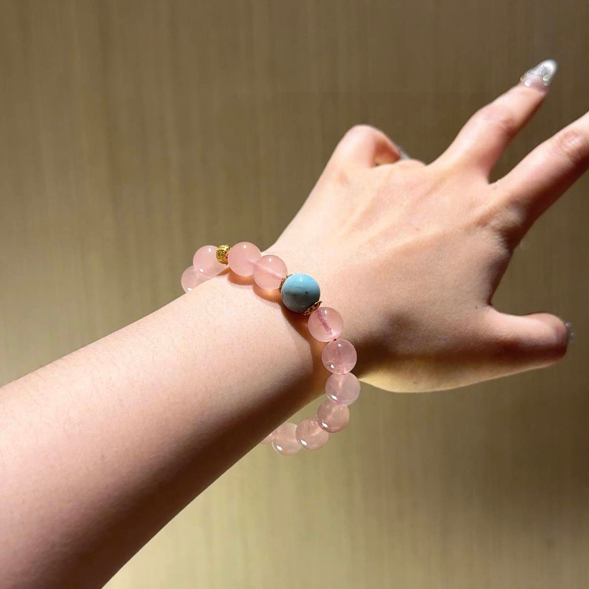 粉水晶手串