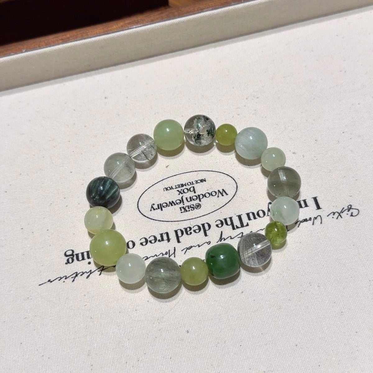 绿色系手串