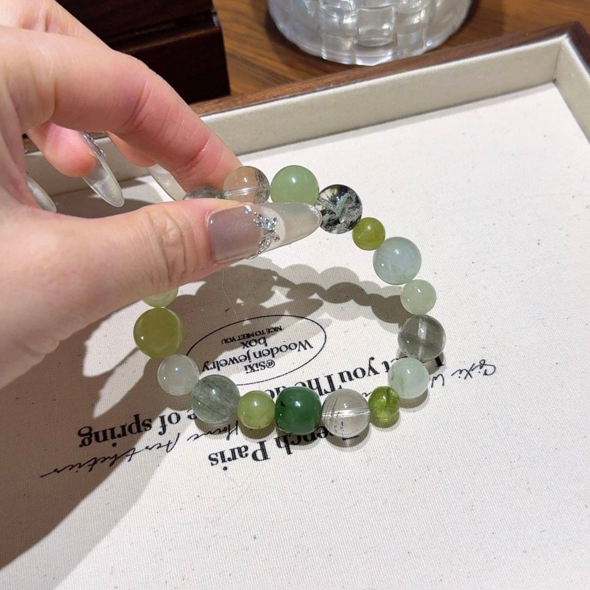 绿色系手串