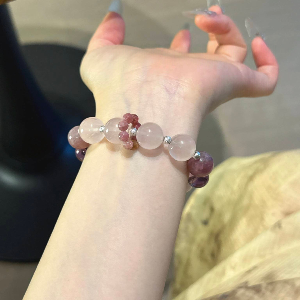 粉紫晶手串