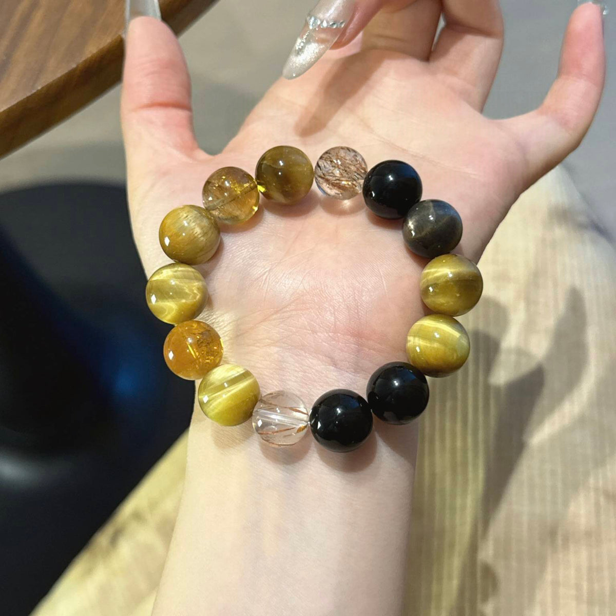 黑金超虎眼手串