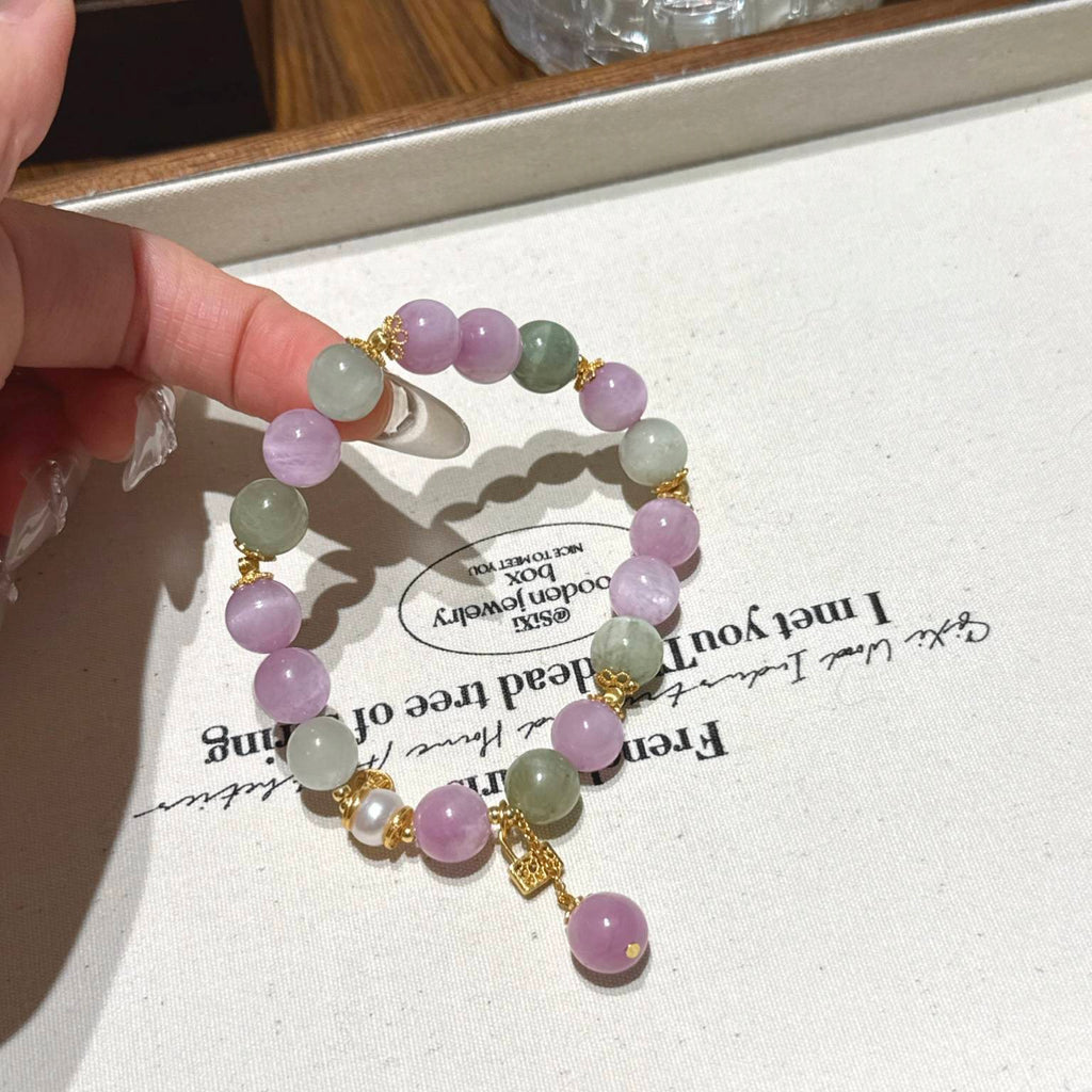 紫锂辉绿锂辉手串